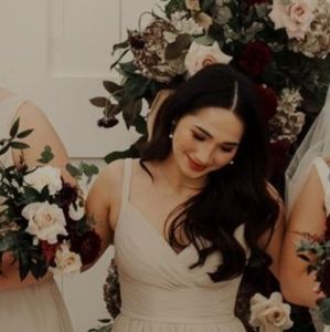 Azazie frost bridesmaids dress size 2